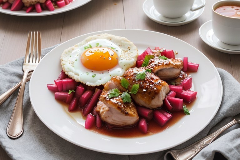 Rhubarb and Honey Chicken