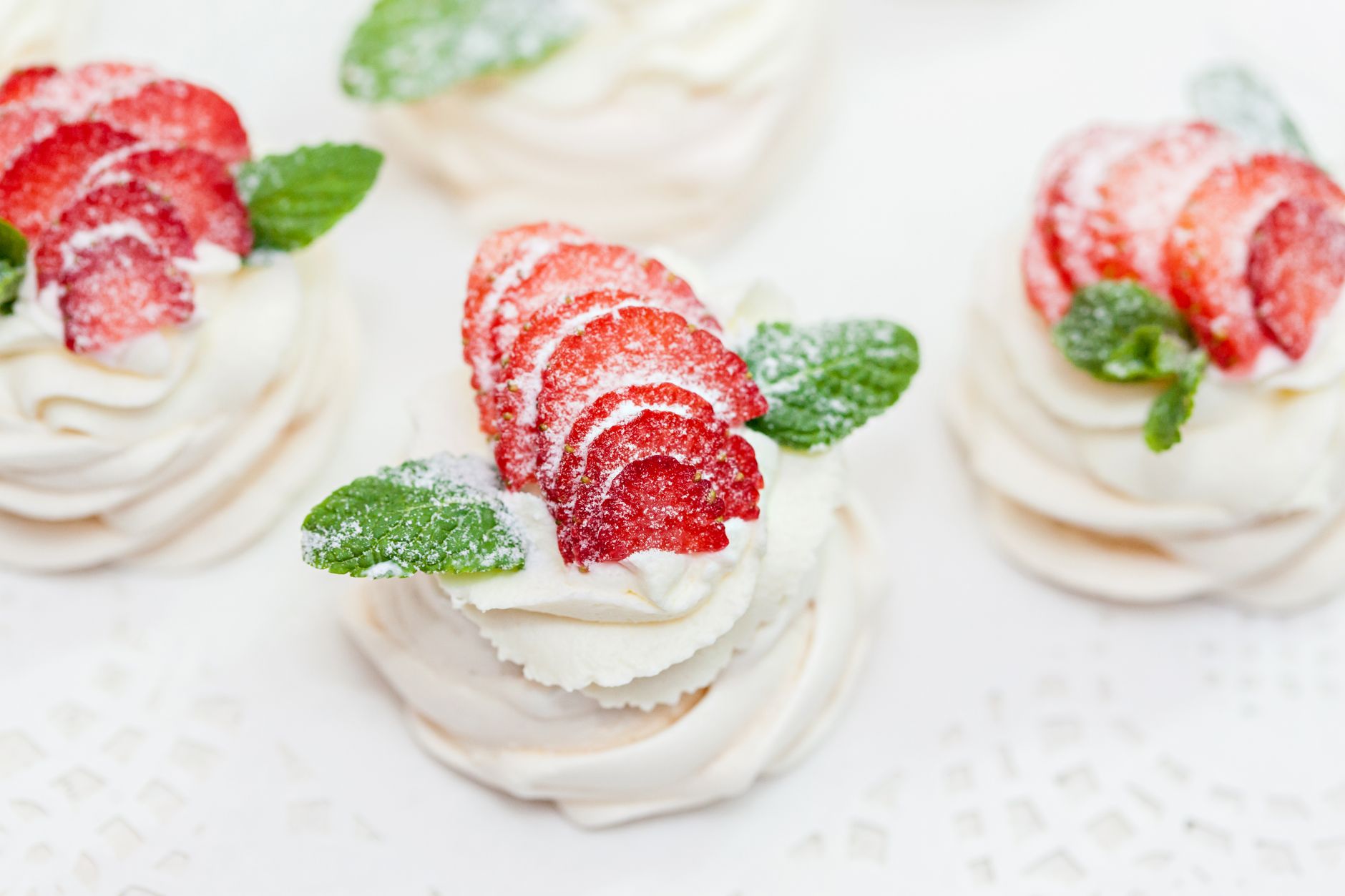 Mint Meringues