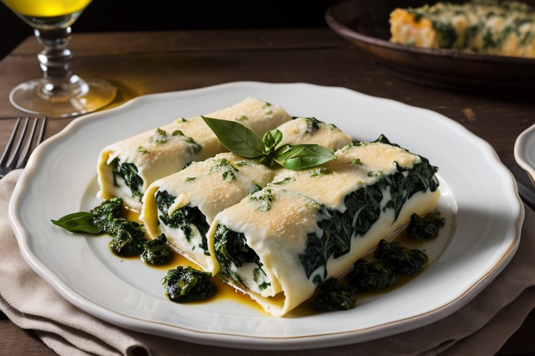Spinach & Ricotta Cannelloni