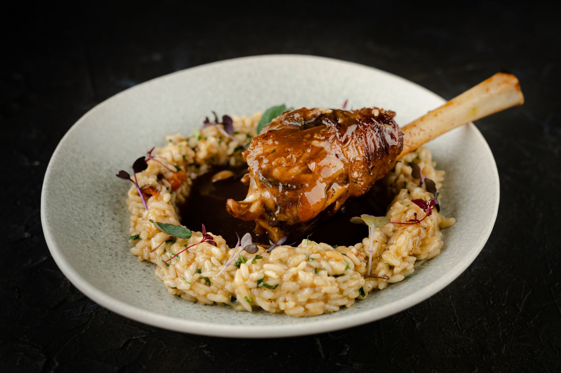 Lamb shanks with chickpeas & Moroccan spices