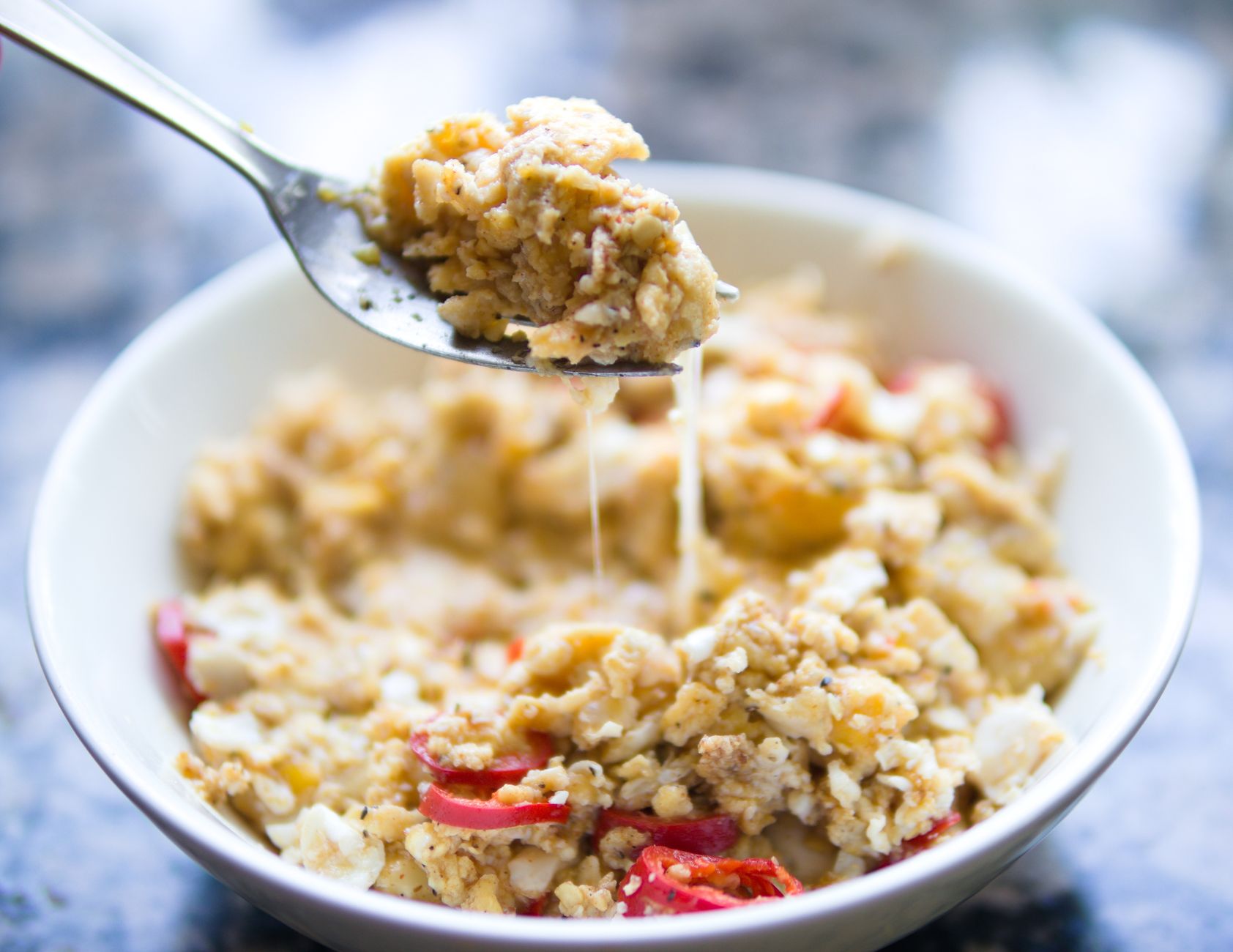 Make Ahead Microwave Breakfast Scrambles