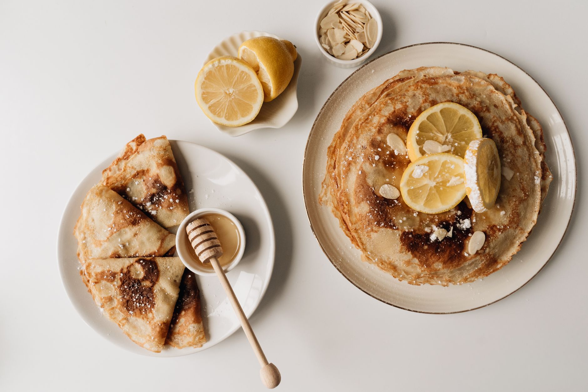 Almond Dutch Baby with Ricotta and Jam