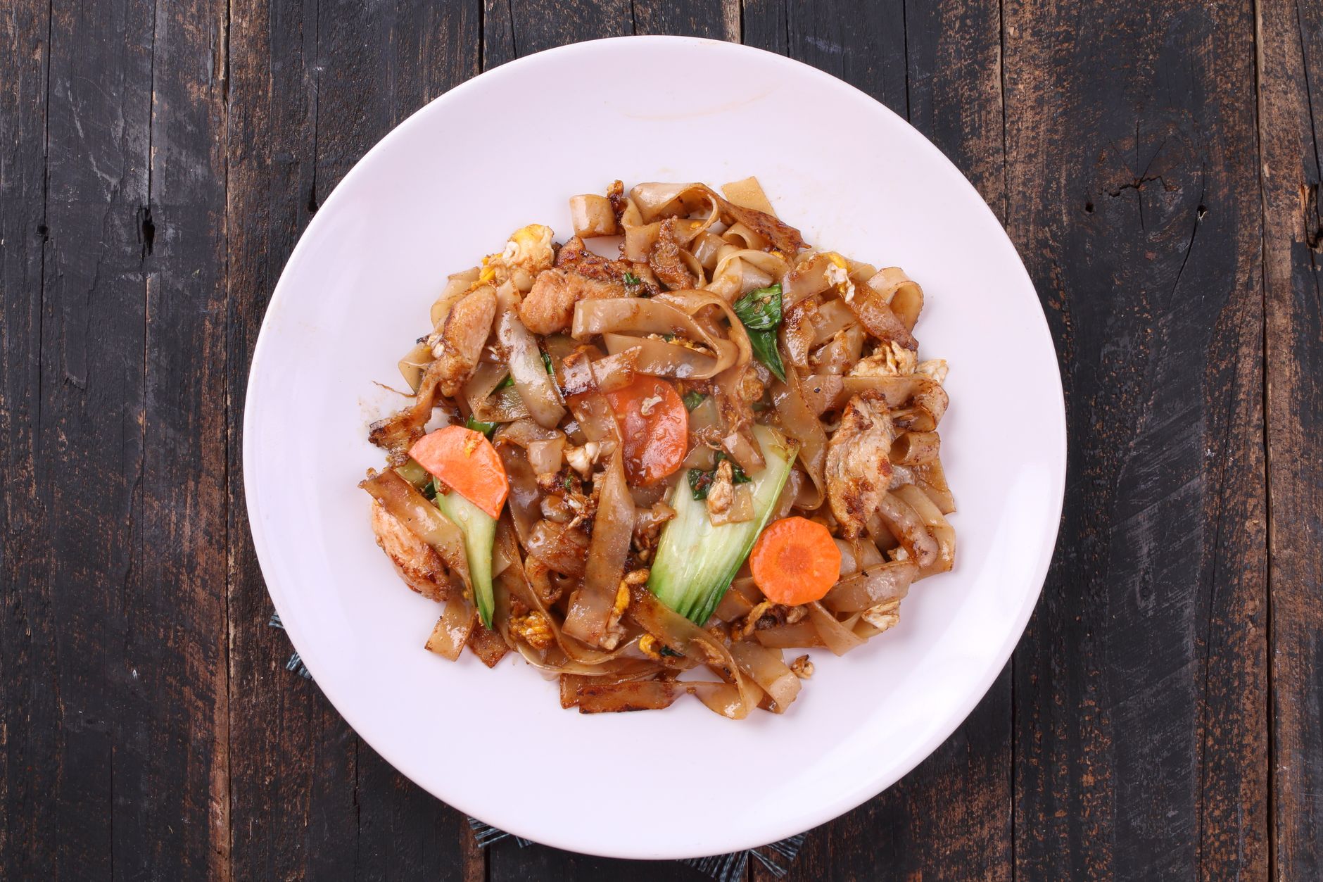 Drunken noodles (pad kee mao)