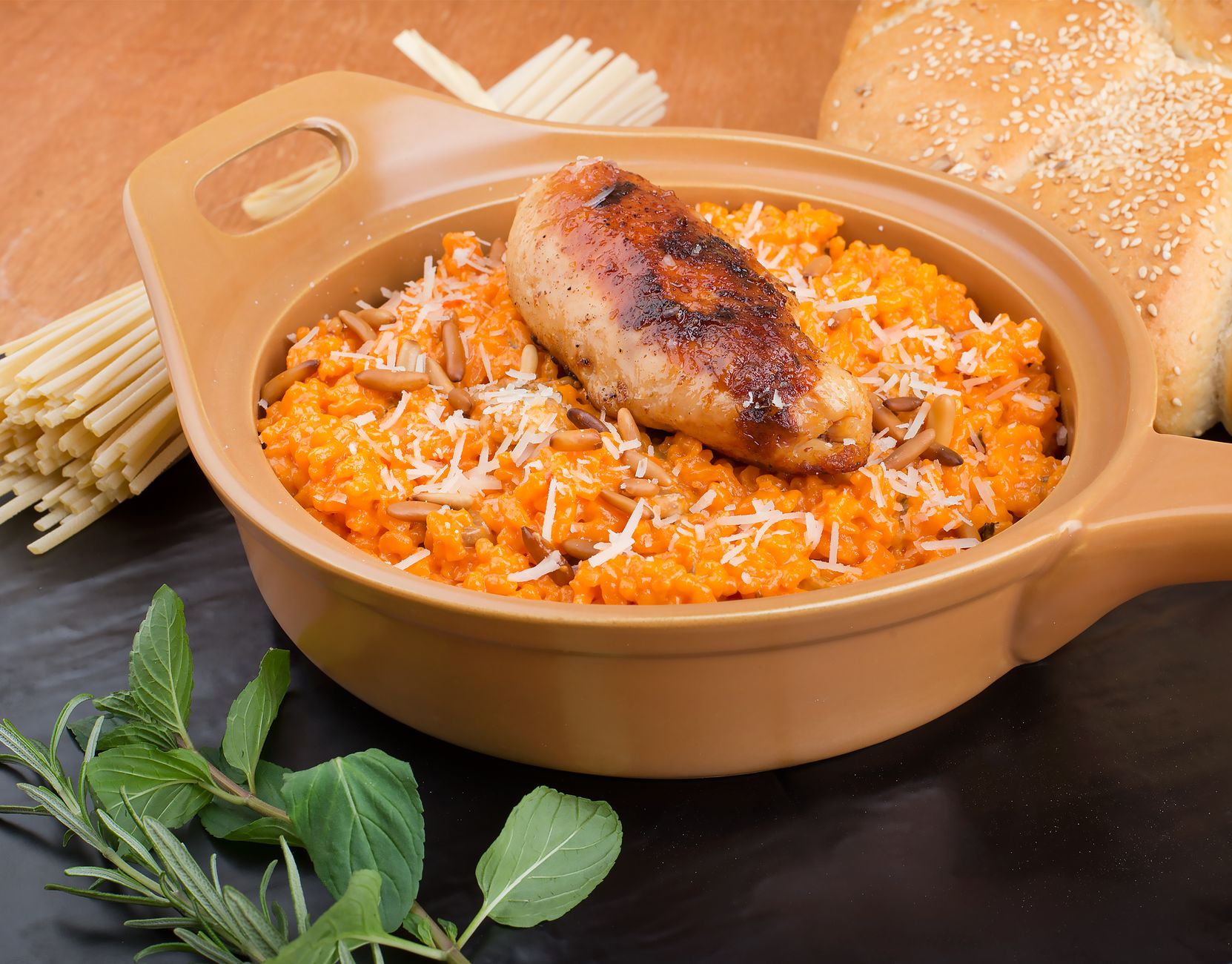 Creamy Chicken and Rice Skillet