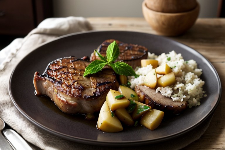 Apple Spice Pork Chops