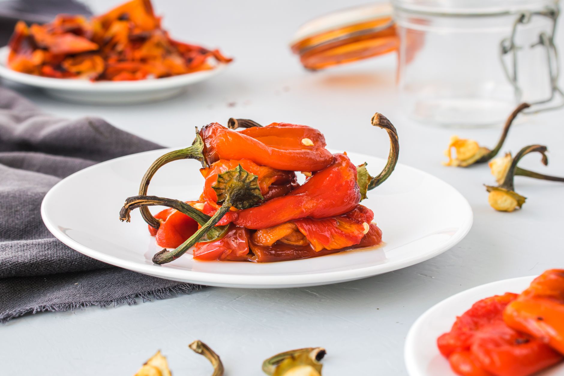 Rainbow Pepper Appetizers