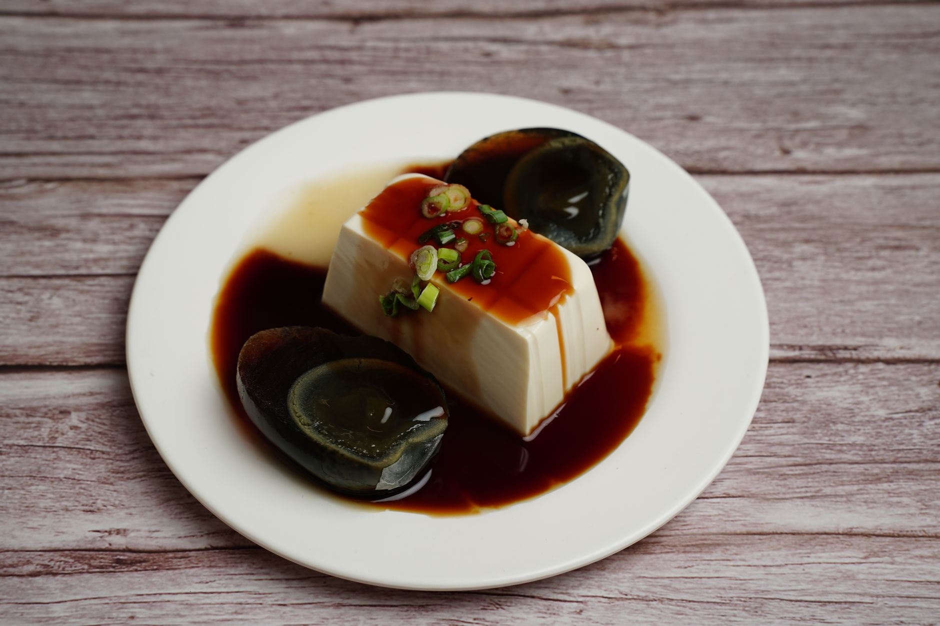 Silken Tofu with Sesame Soy Sauce