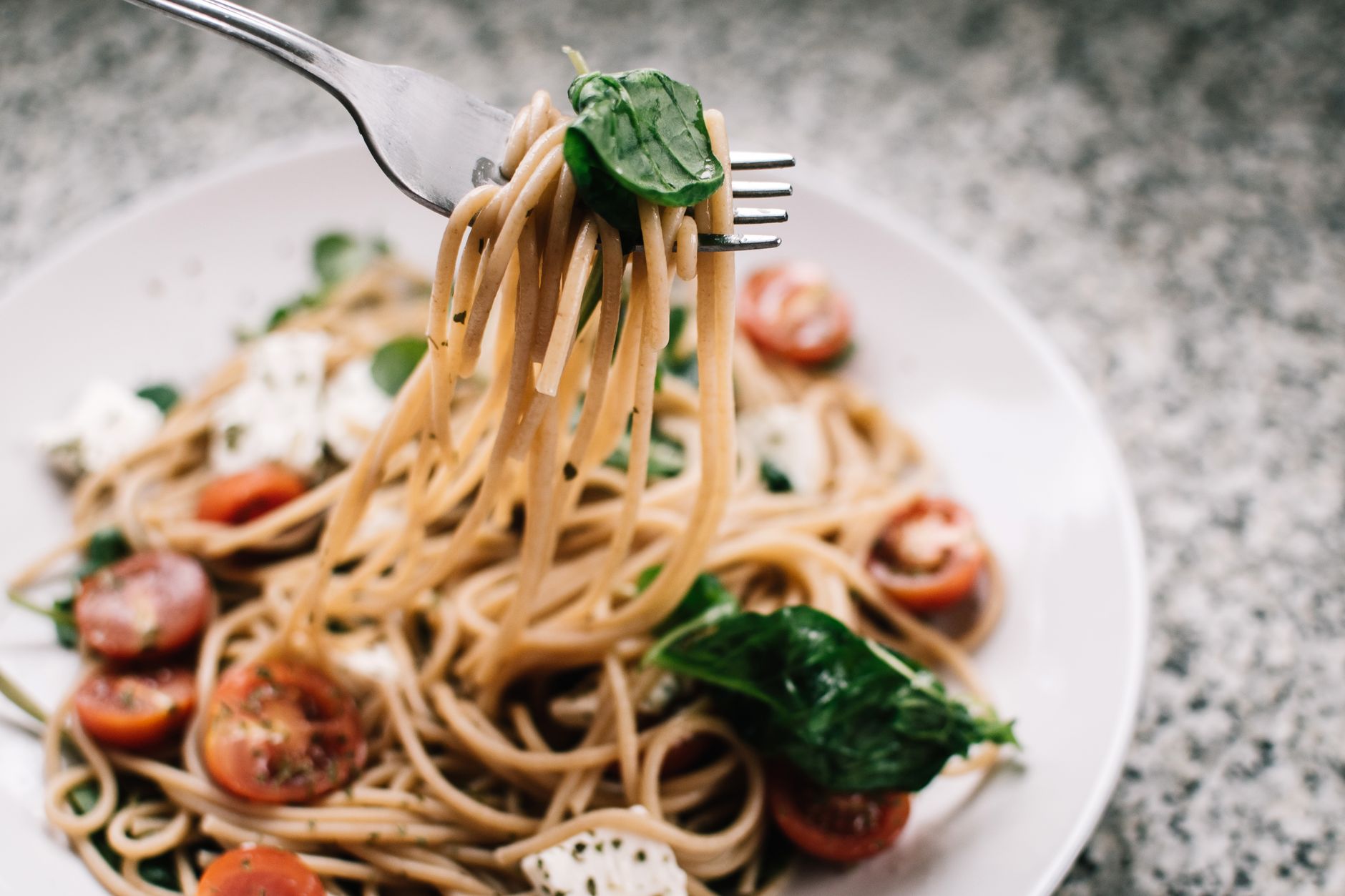 Tomato Spinach One Pot Pasta