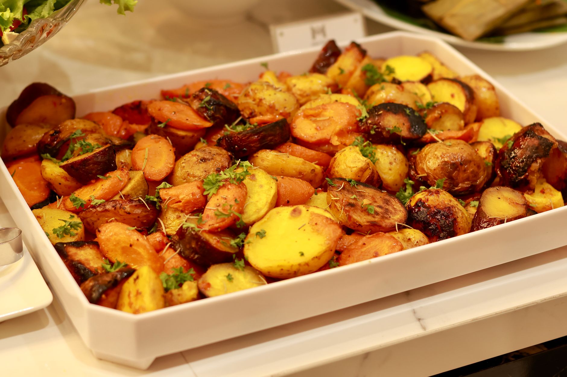 Maple Miso Roasted Carrots