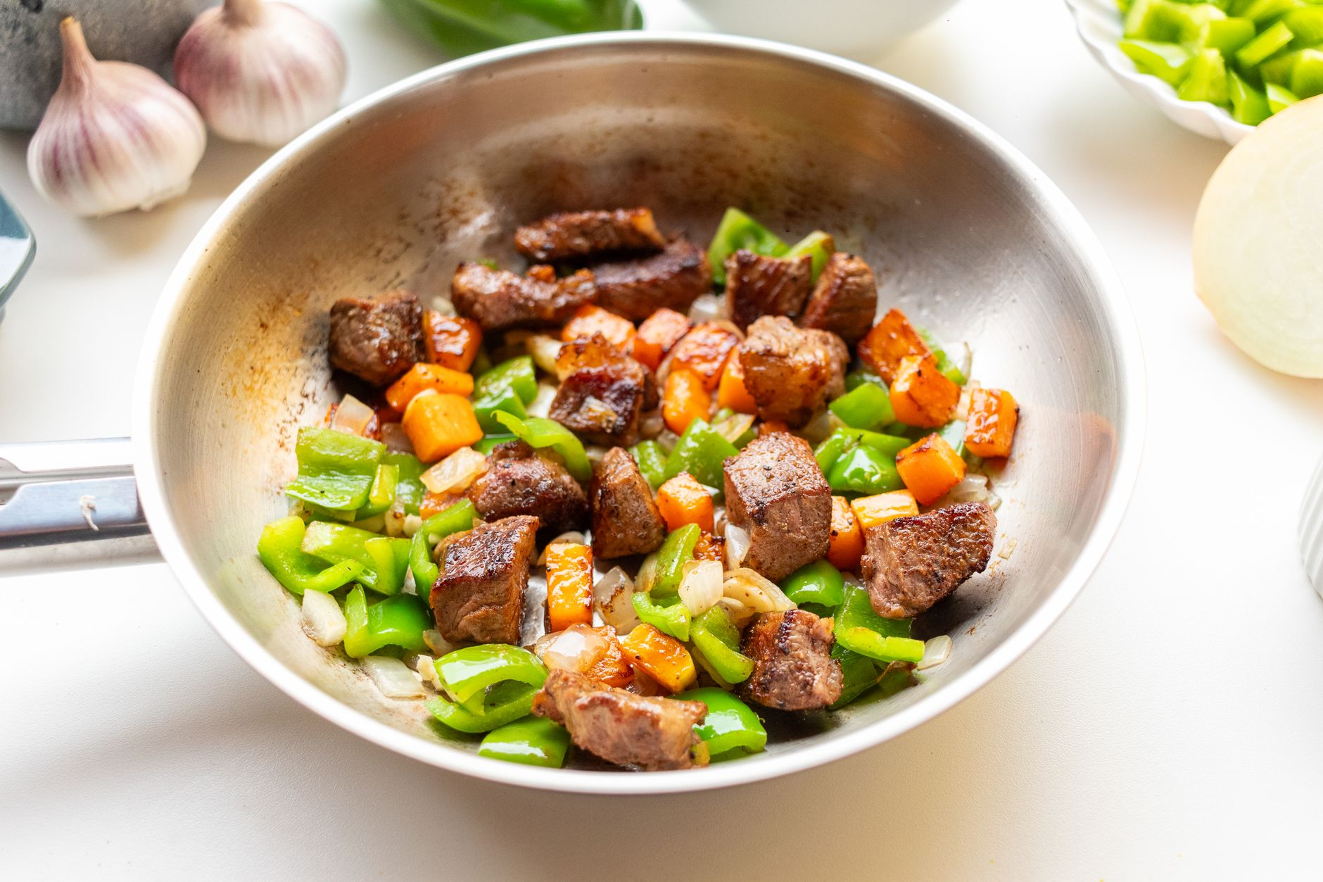 Southwest Beef and Cabbage Stir Fry