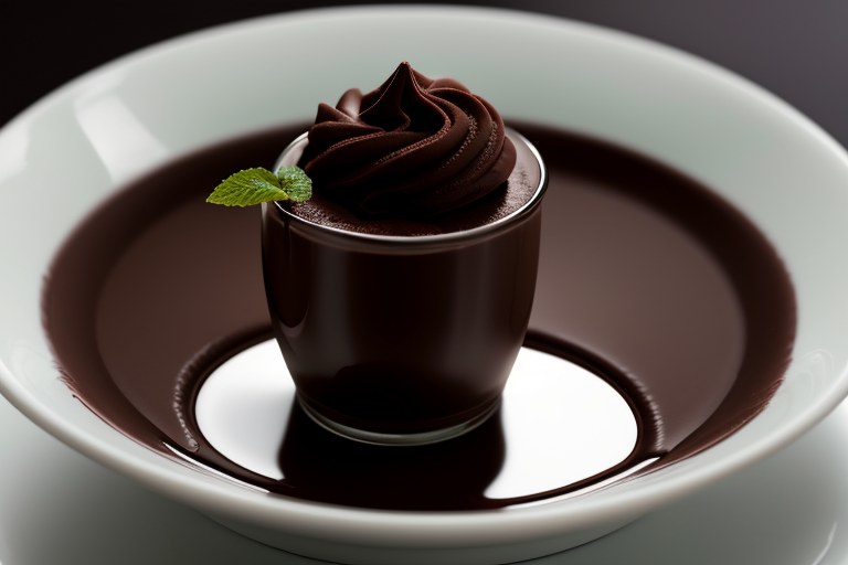 Mint-choc mousse