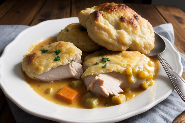 Cheddar Bay Biscuit Chicken Potpie
