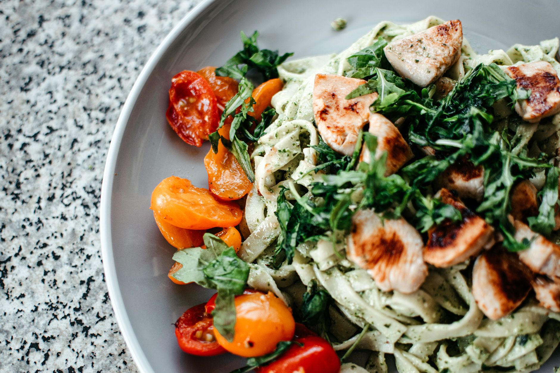 Sheet Pan Pesto Chicken Dinner