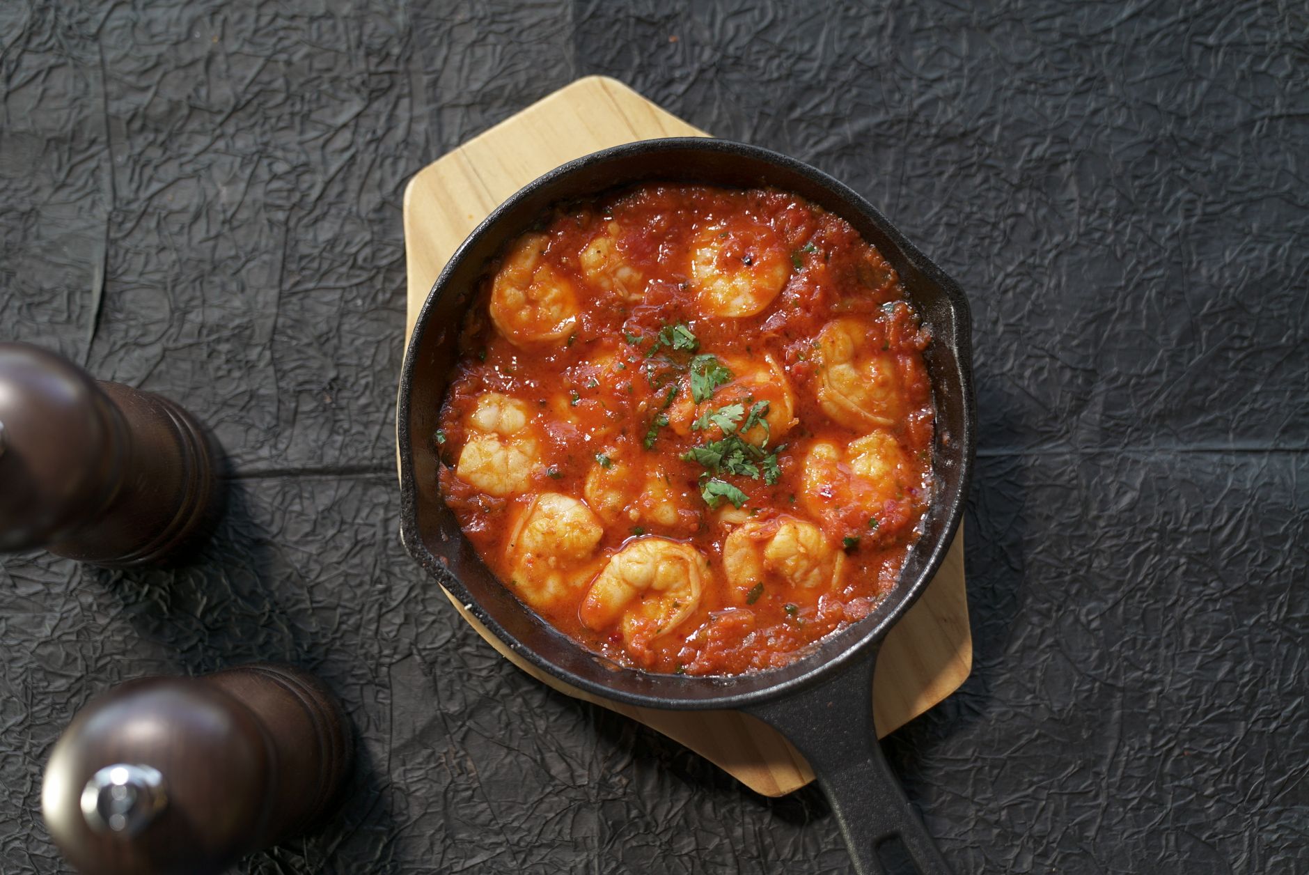 Mediterranean Shrimp Skillet for Two