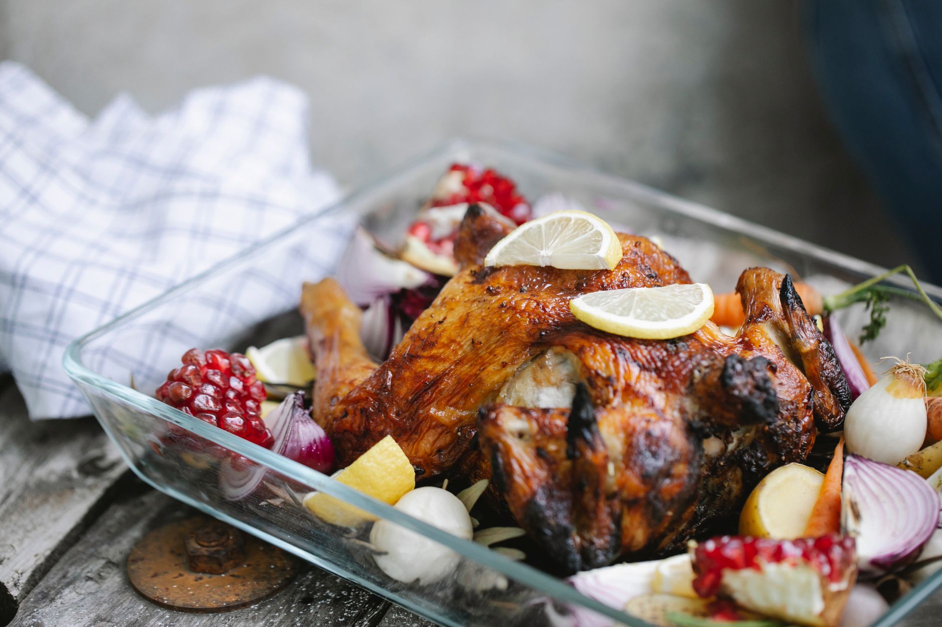 Lemon Garlic Roasted Chicken