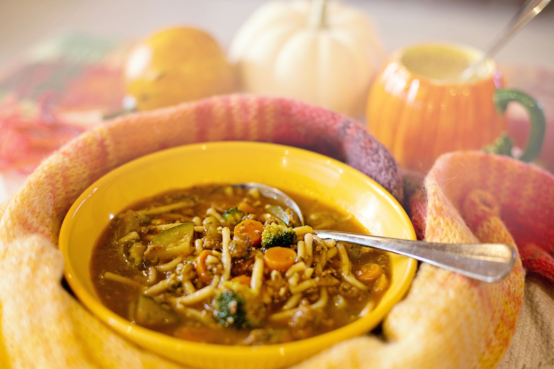Pumpkin Sausage Soup