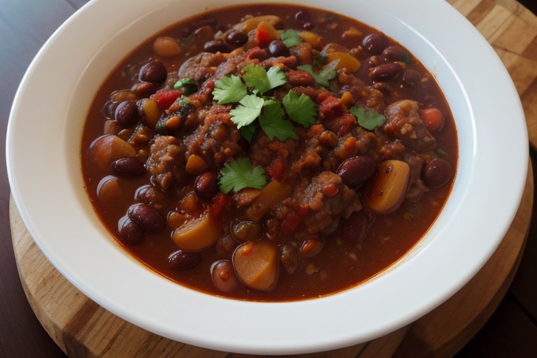 Black Bean Sausage Chili
