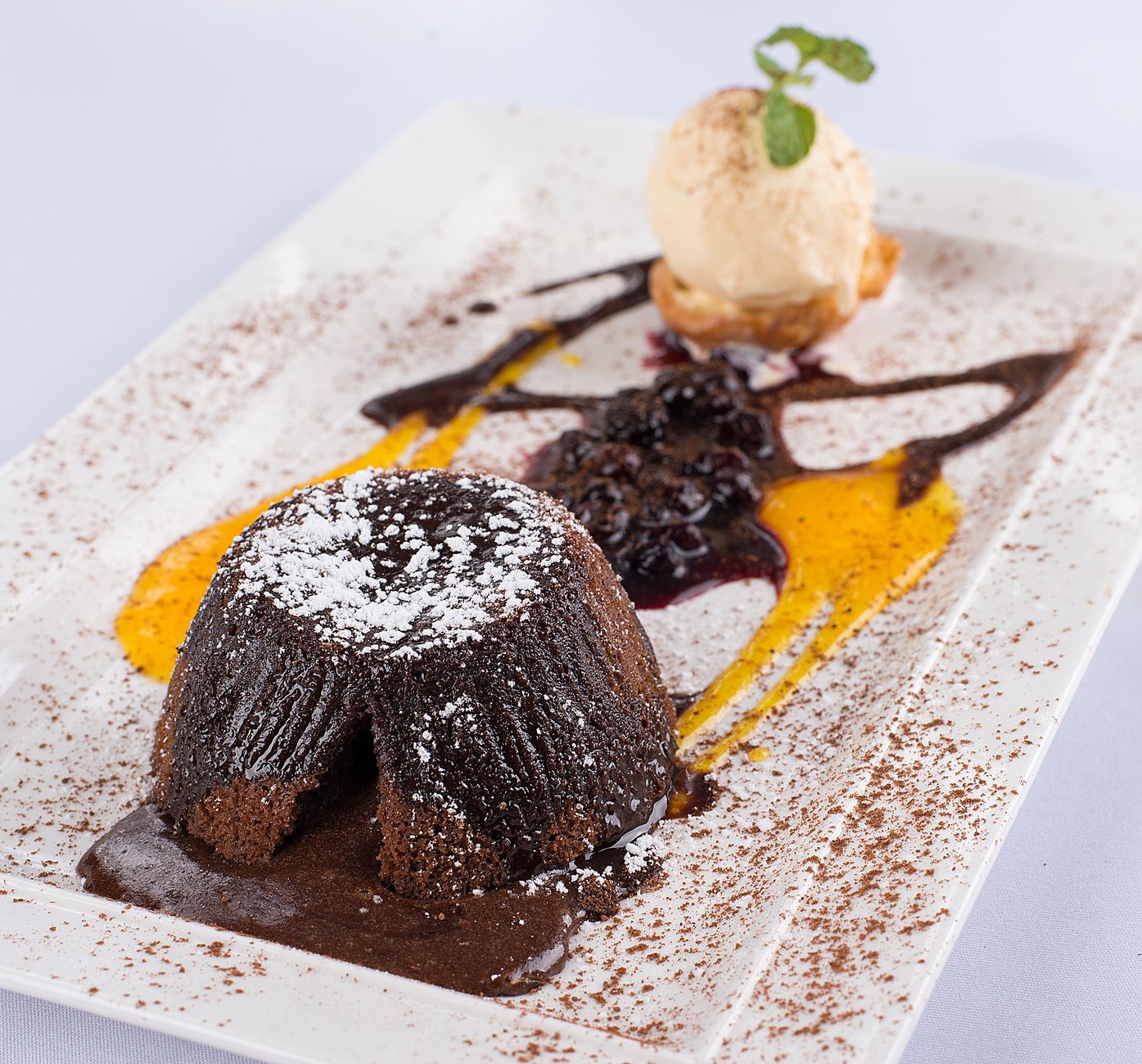 Chocolate Lava Cake for Two (or one)