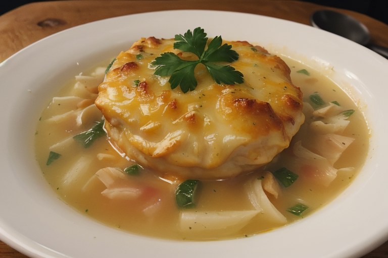 Three-Cheese Chicken Bake