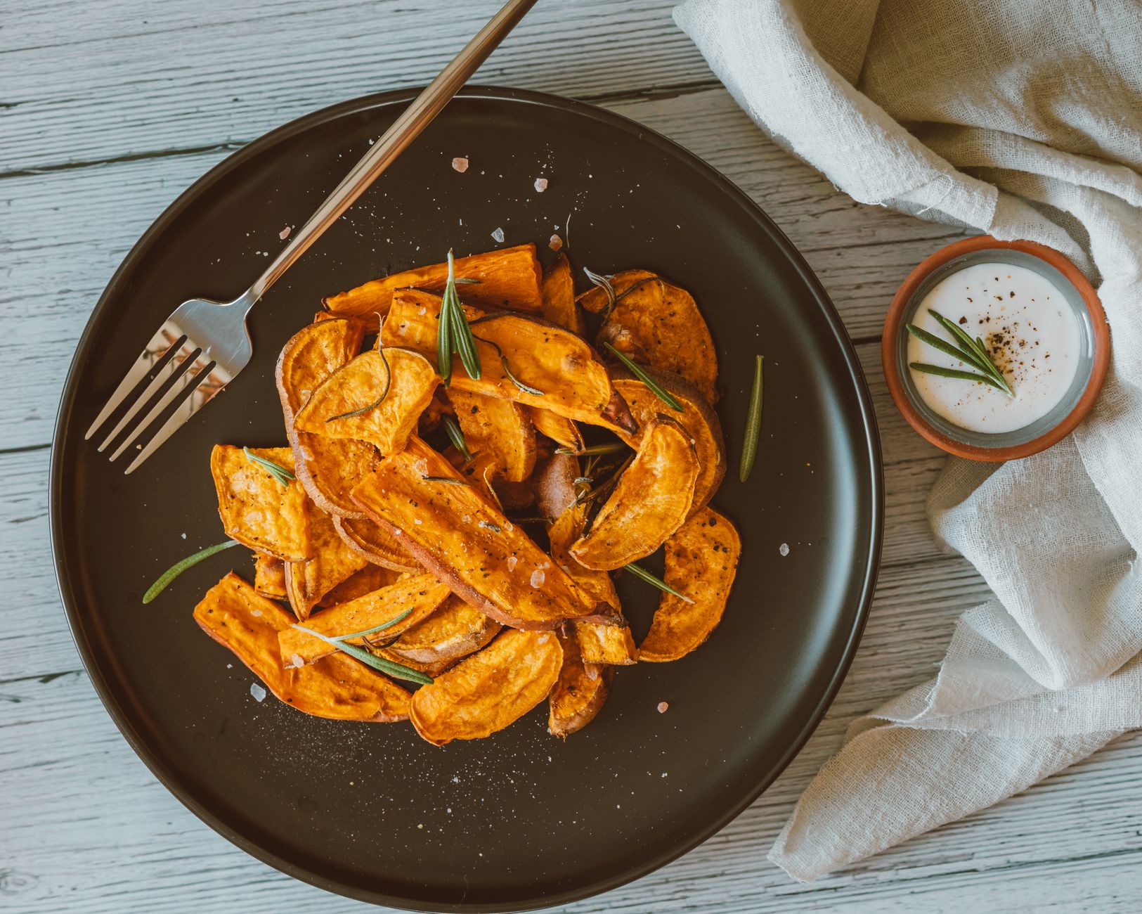 Roasted Rosemary Sweet Potatoes