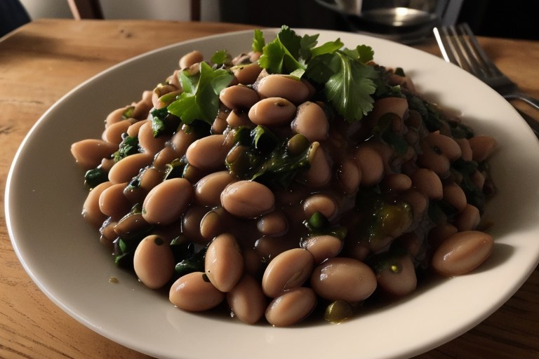 Quickie Black Eyed Peas and Greens