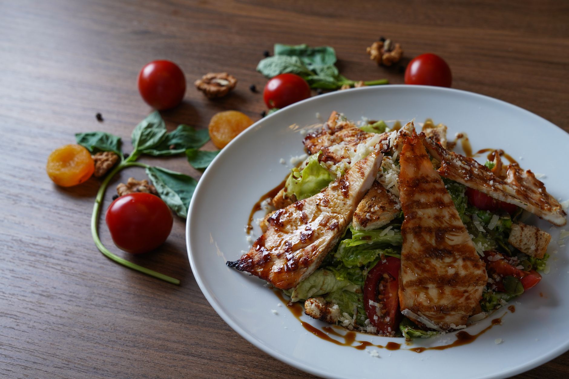 Honey Balsamic Chicken with Crispy Broccoli & Potatoes