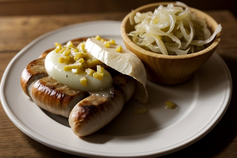 Bratwurst and Sauerkraut