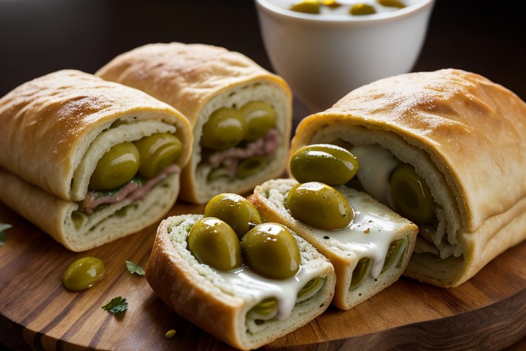 Muffaletta Roll Ups