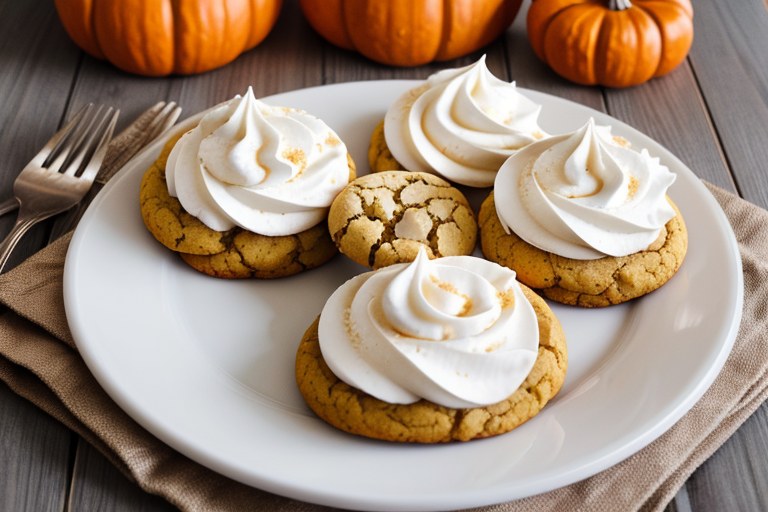 Pumpkin Cheesecake Cookies