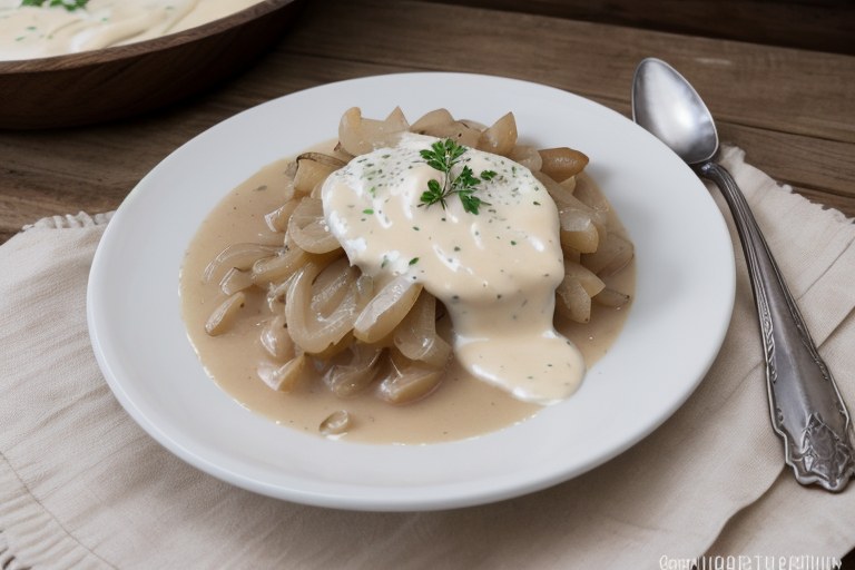 Creamy Onion Gravy