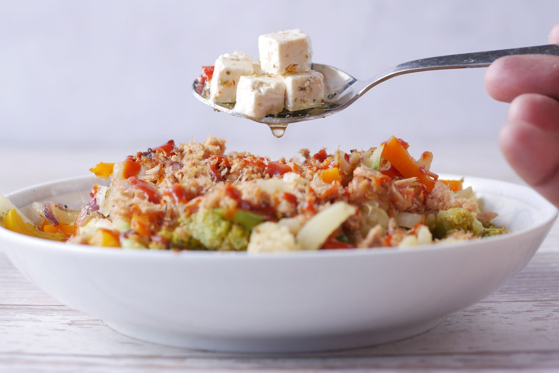 Vegetable Tofu Scramble