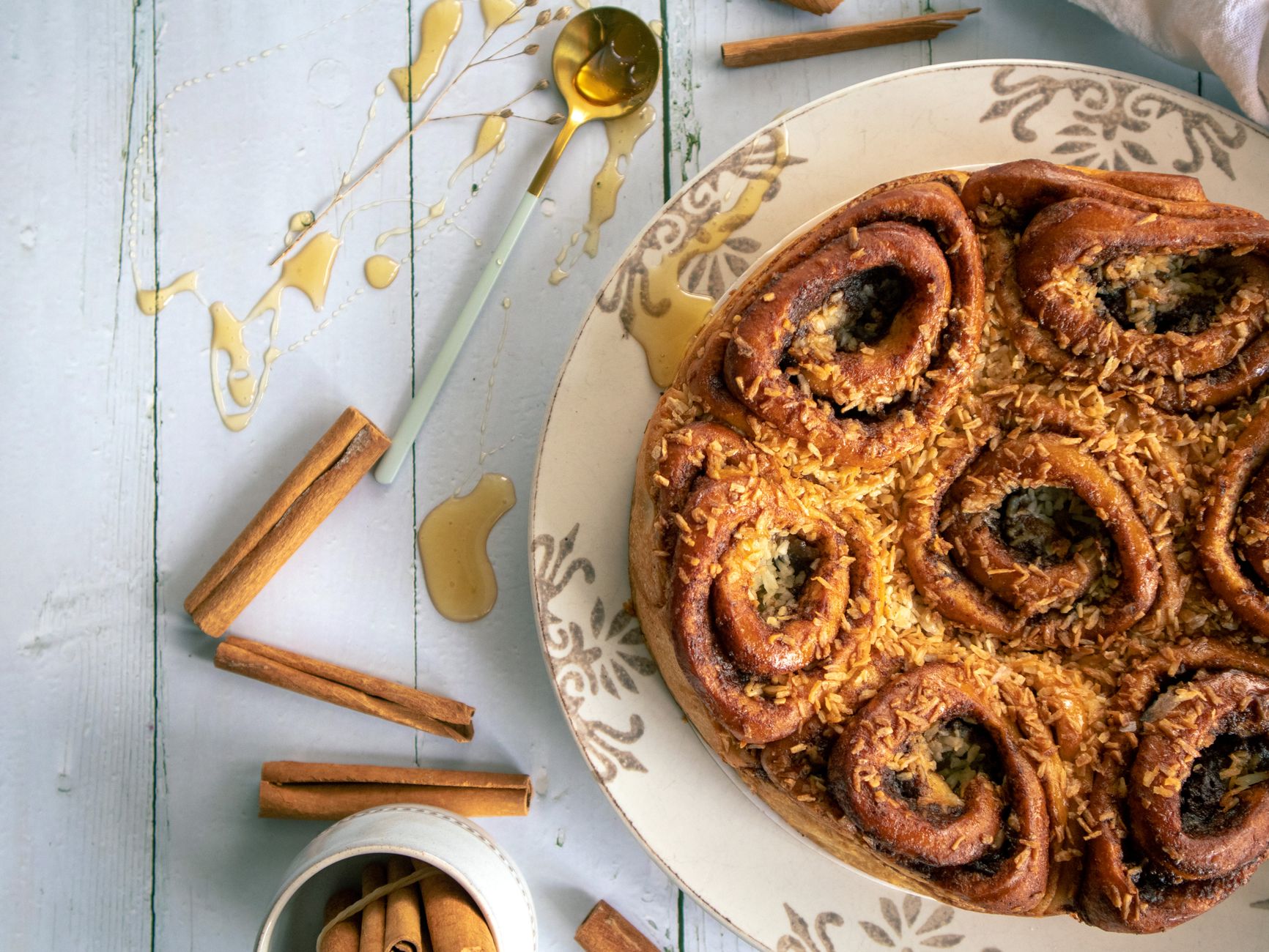 Banana Bread Cinnamon Rolls