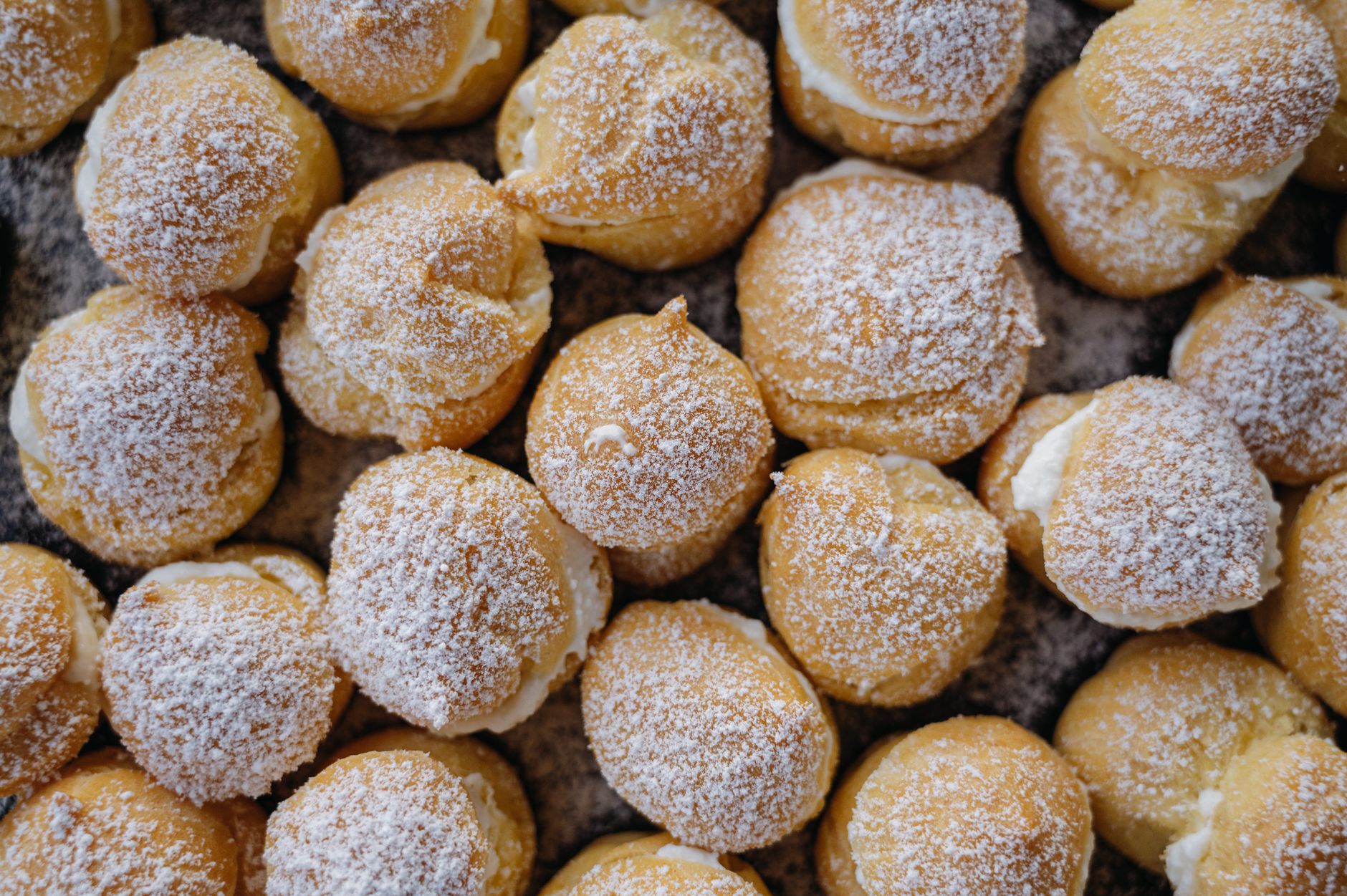Eggnog Cream Puffs