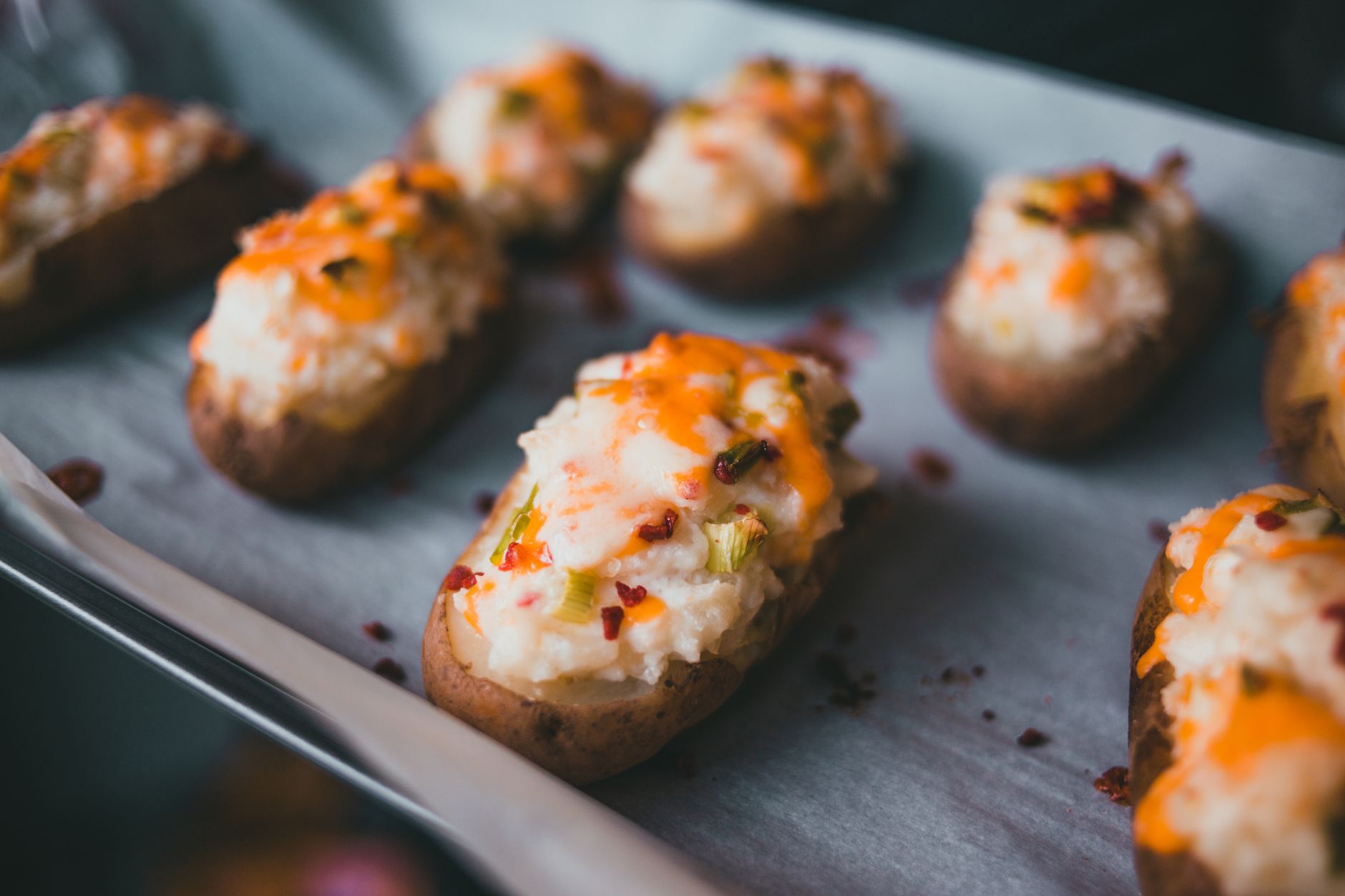 Crab-Stuffed Potatoes
