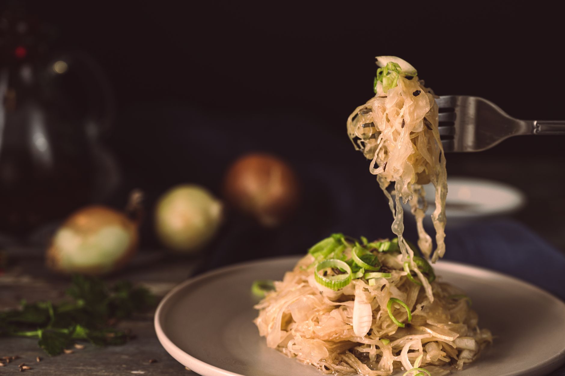 Tangy cabbage slaw