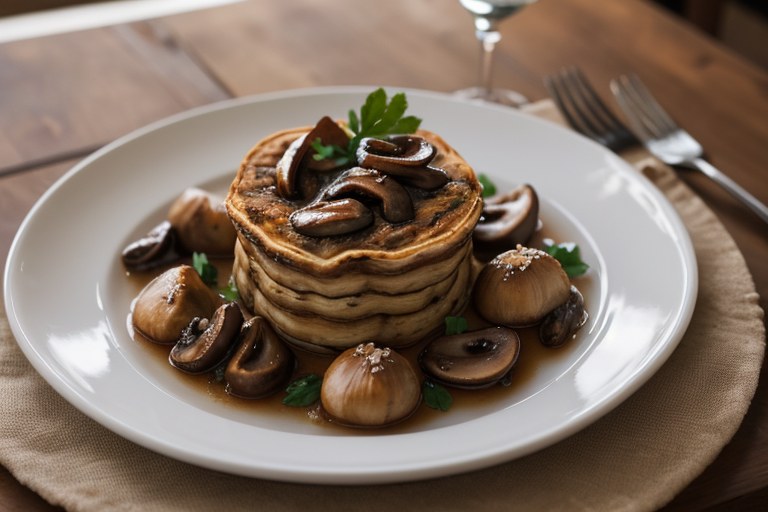 Mushroom & Chestnut Rotolo