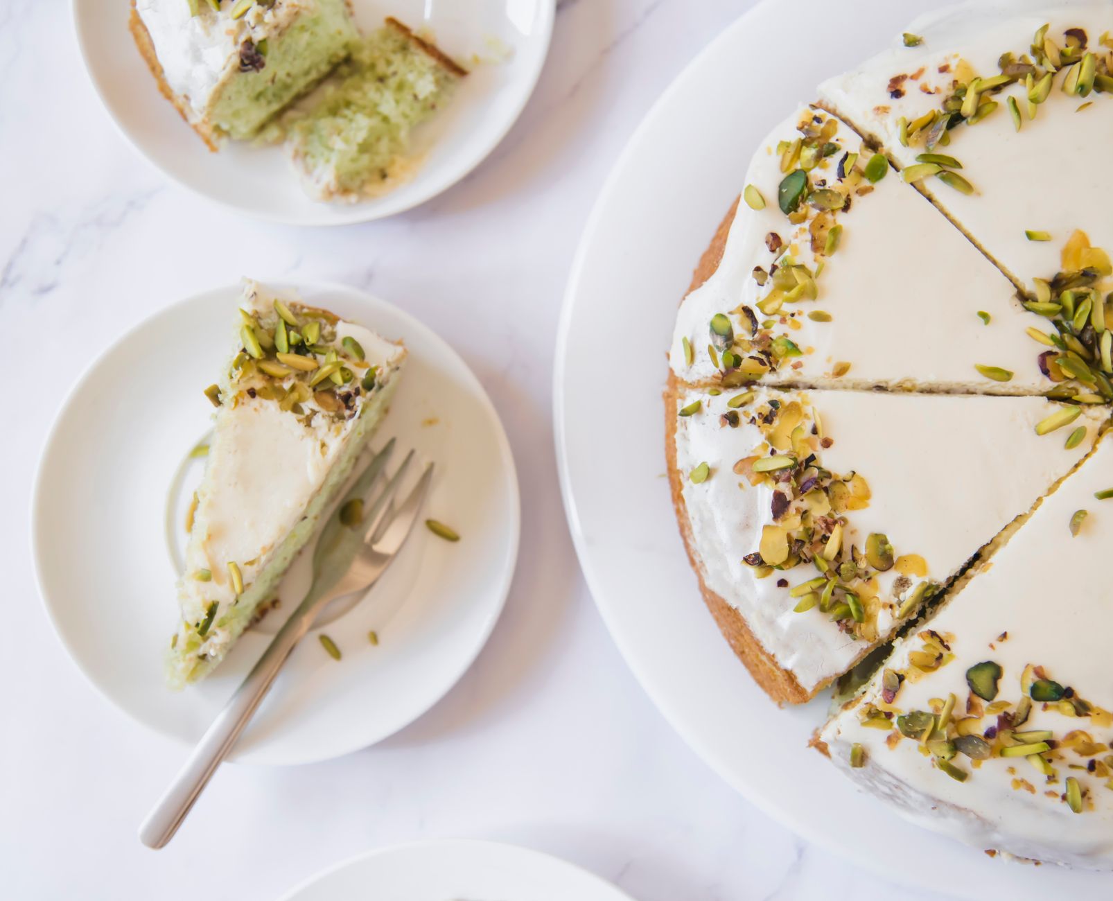 Pistachio Pudding Cake