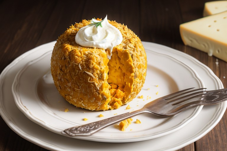Pumpkin-Shaped Cheese Ball