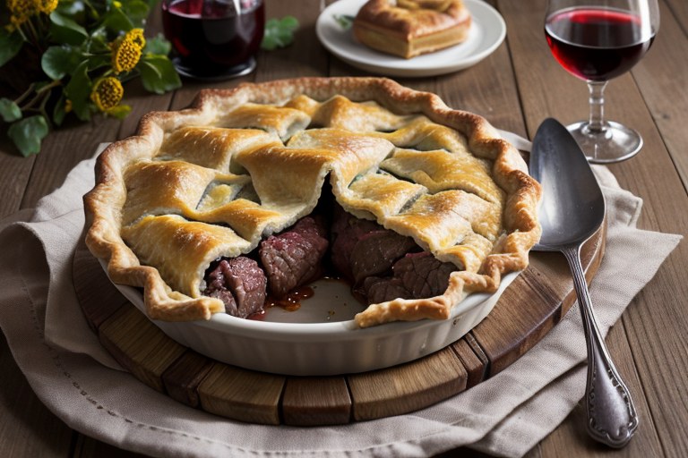 Beef and Mustard Pie
