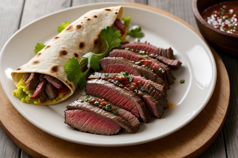 Flank Steak Burritos