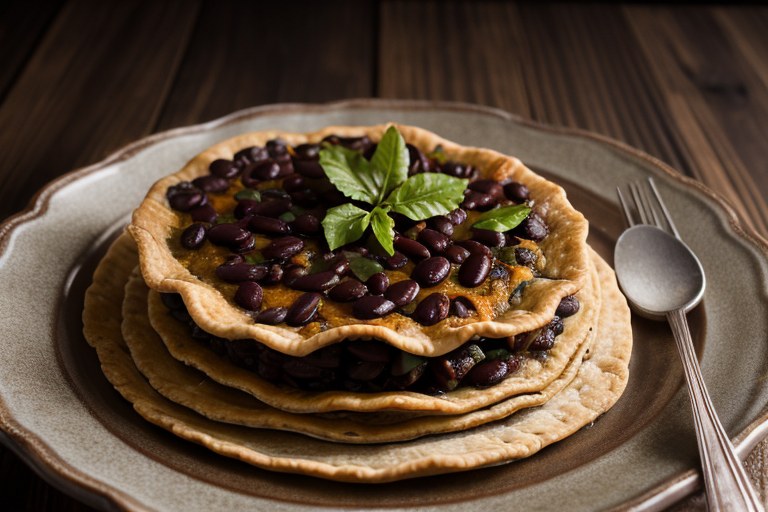 Black Bean Tortilla Pie