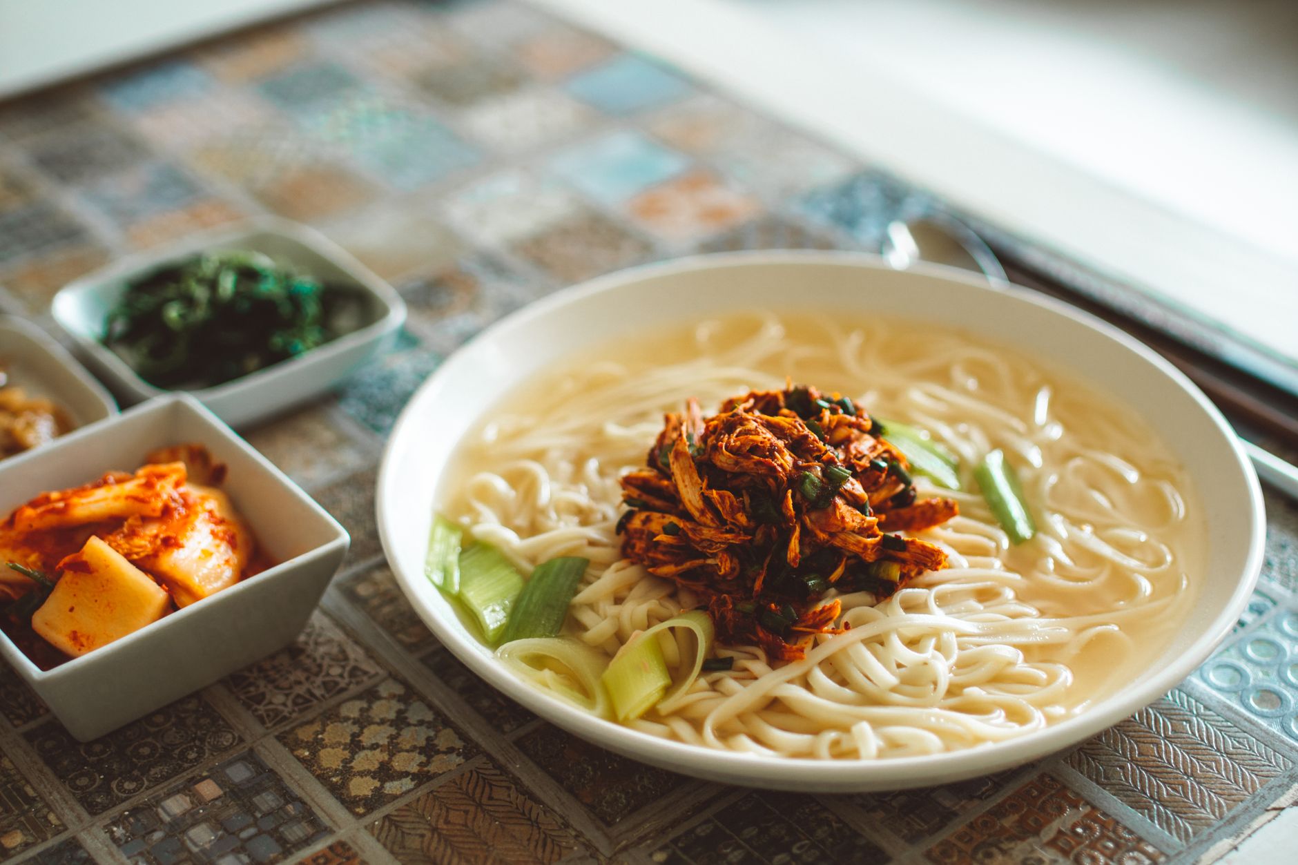 Pork & Bok Choy Udon Soup
