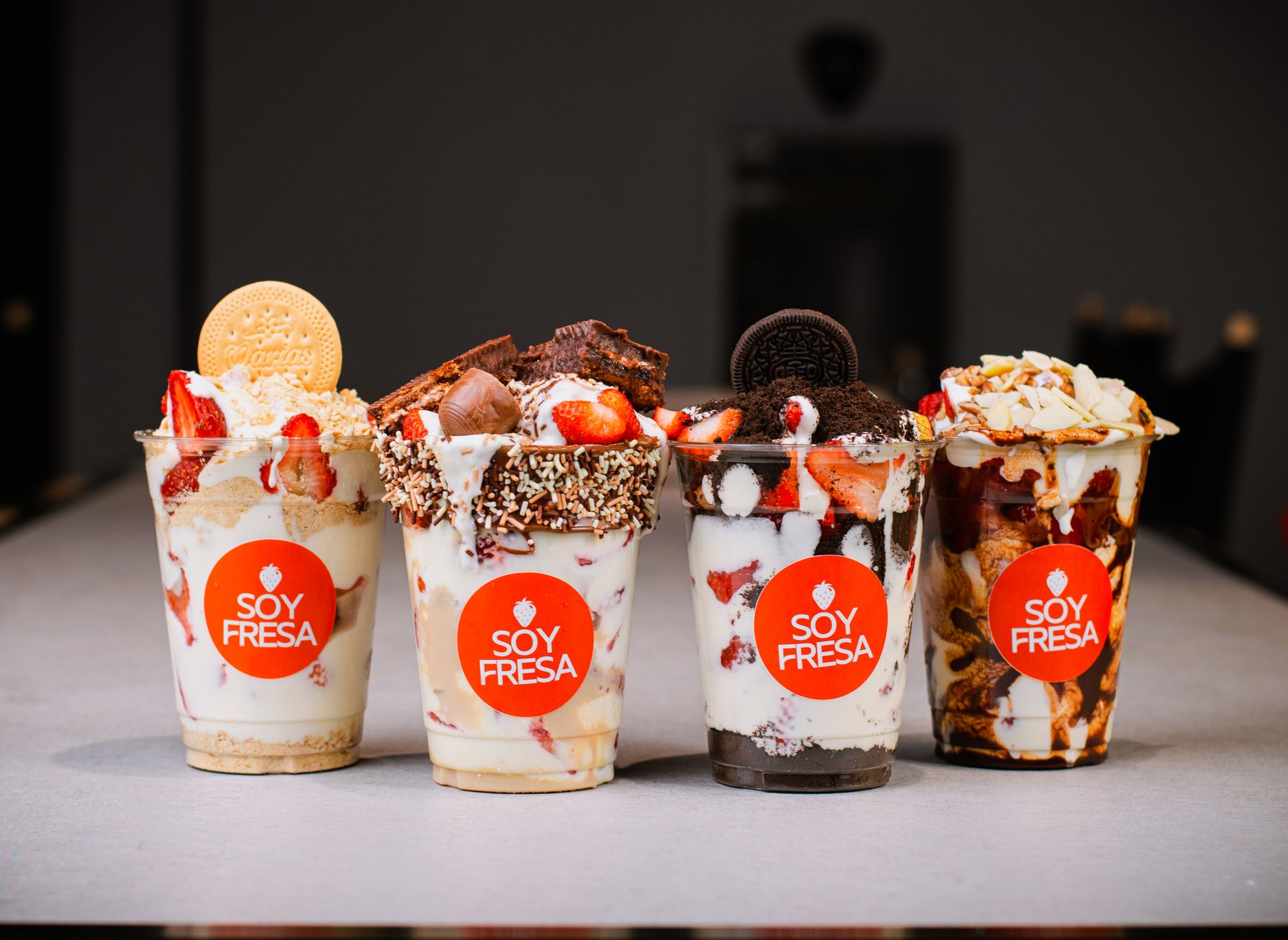 Dubai Chocolate Strawberry Parfaits