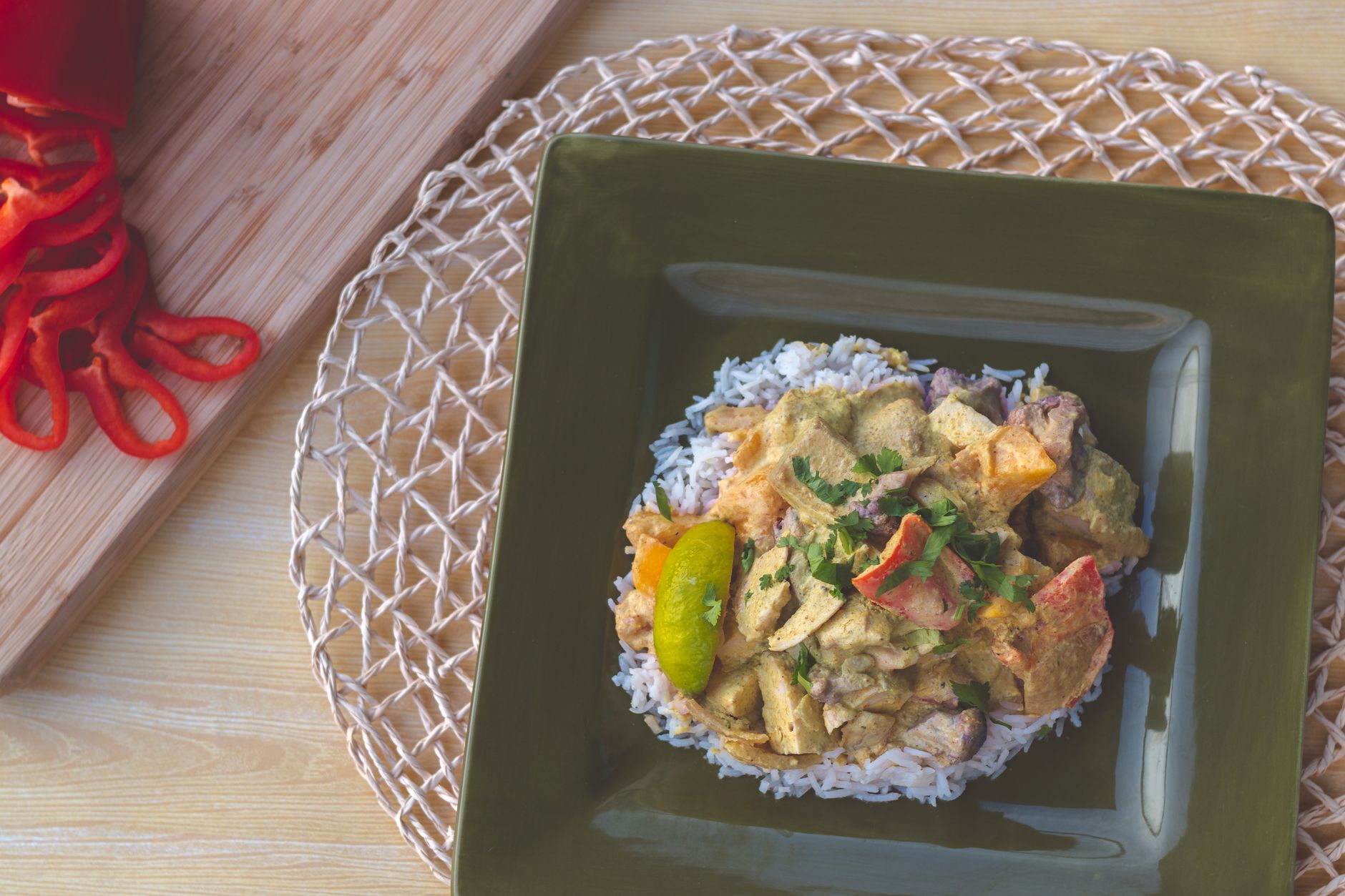 Slow-Cooked Coconut Chicken