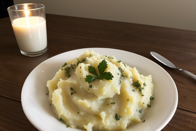 Garlic Herb Mashed Potatoes