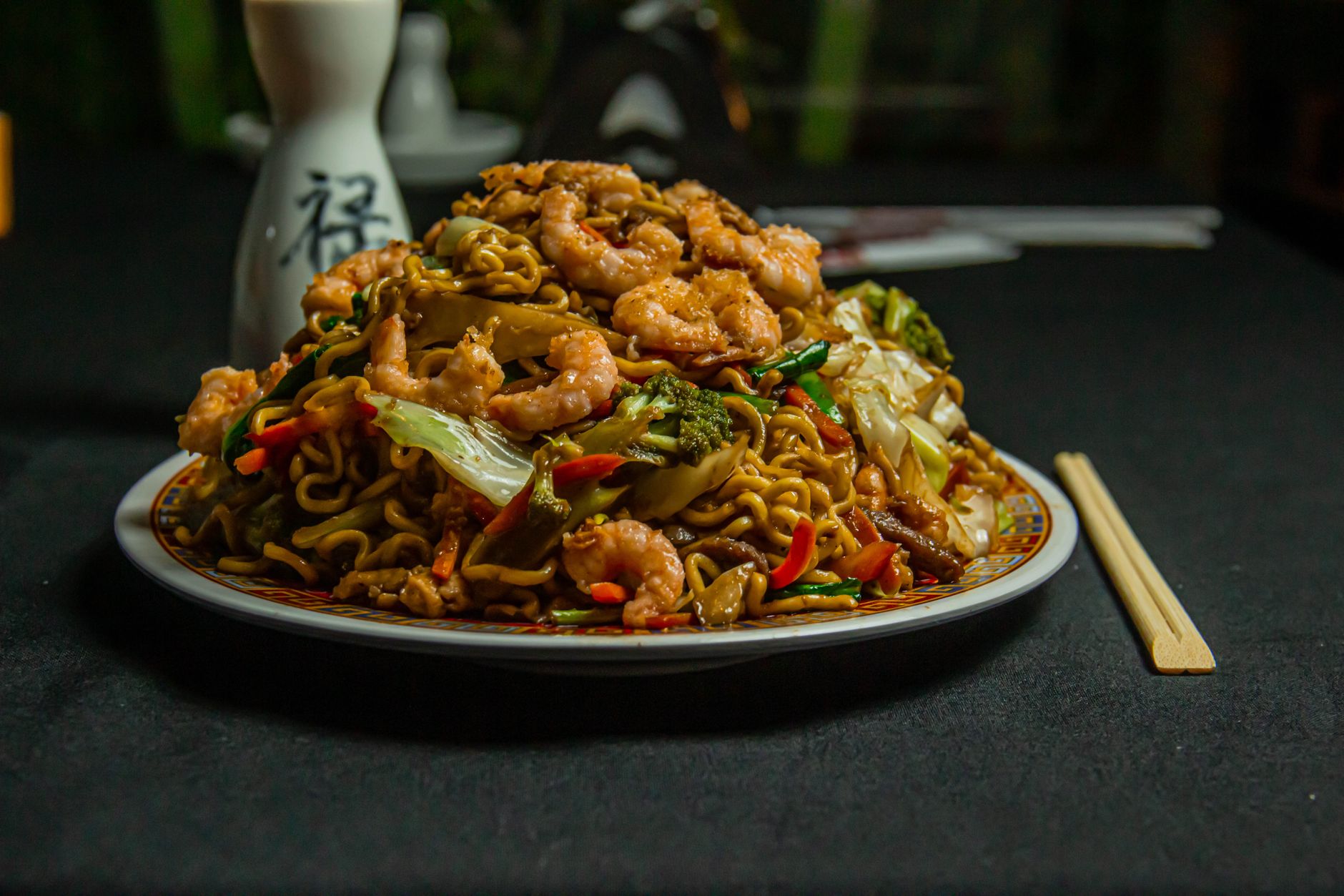 Lime Shrimp Dragon Noodles