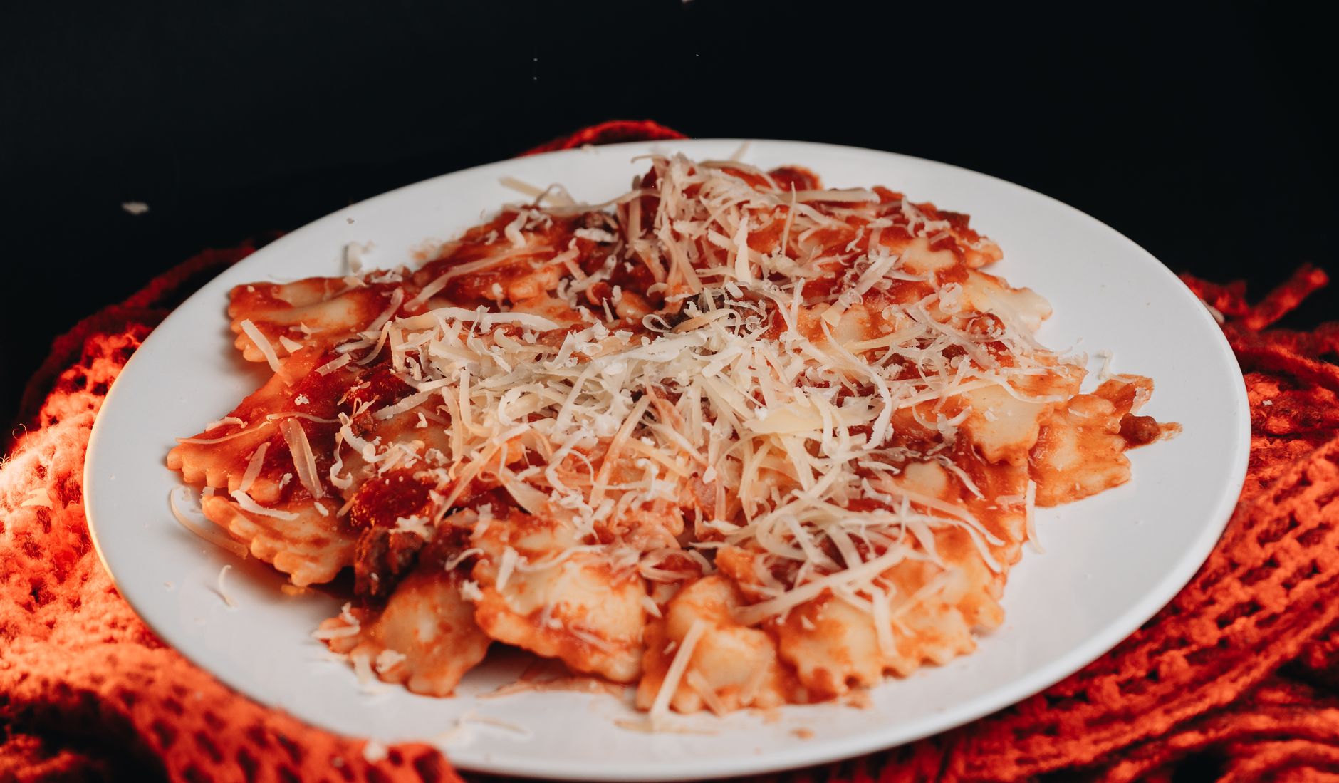 Cheesy Skillet Ravioli Recipe