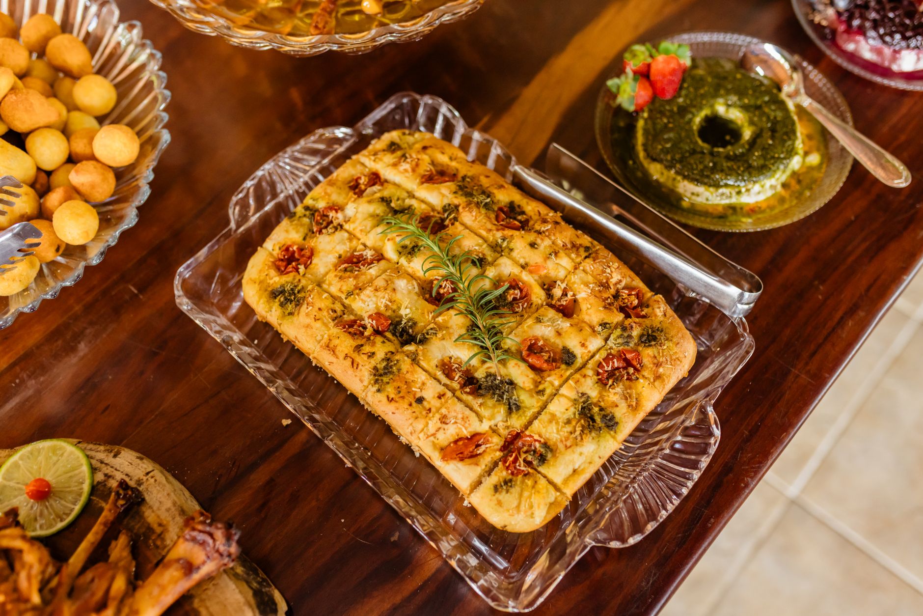 Pepperoni Focaccia Bread