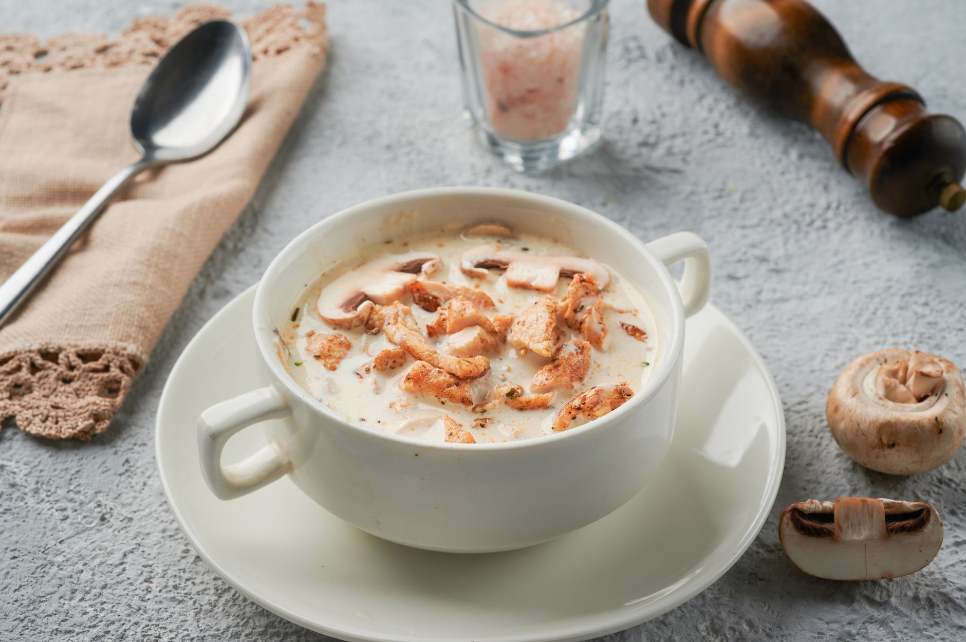 Creamy Chicken and Rice Soup