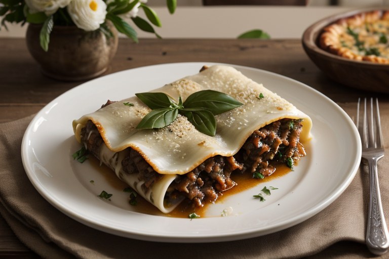 Beef cannelloni